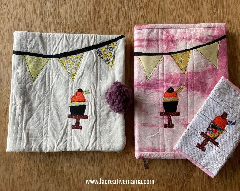 How to make a quilt as you go log cabin quilt - La creative mama
